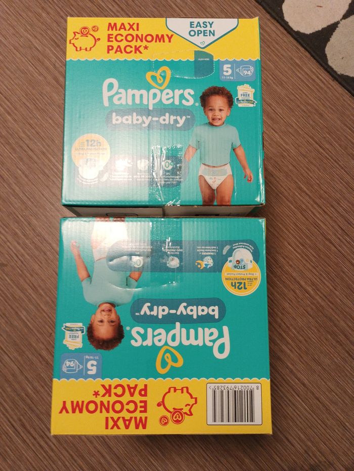 Couches Pampers taille 5 - photo numéro 2