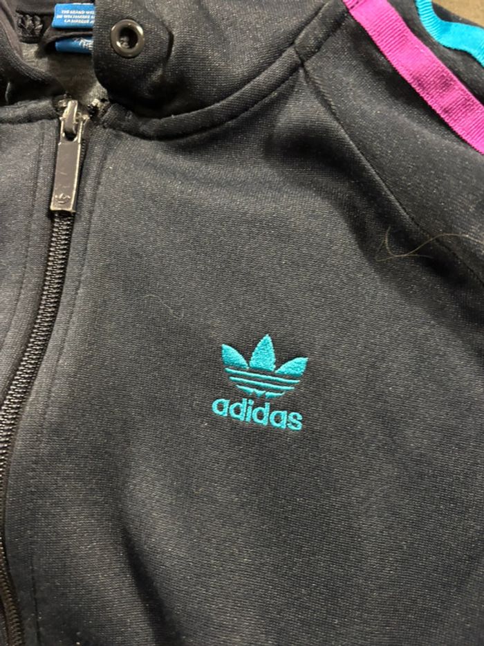 Pull à capuche Adidas Vintage  Taille S - photo numéro 2
