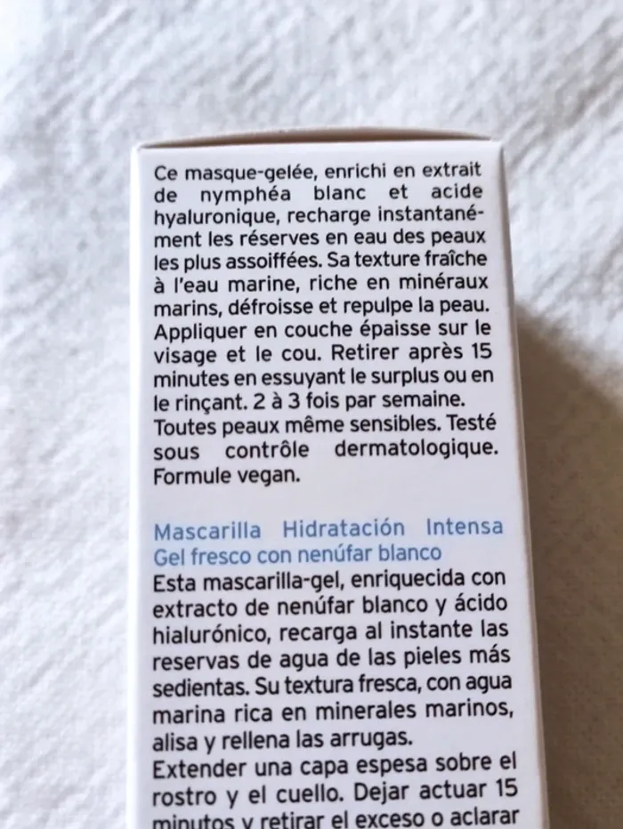 🧴 masque hydratant ,repulpe ,défroisse la peau - photo numéro 3