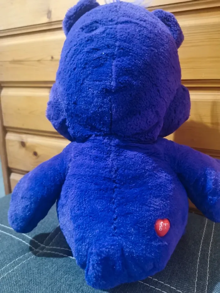 Bisounours violet cœur. - photo numéro 4