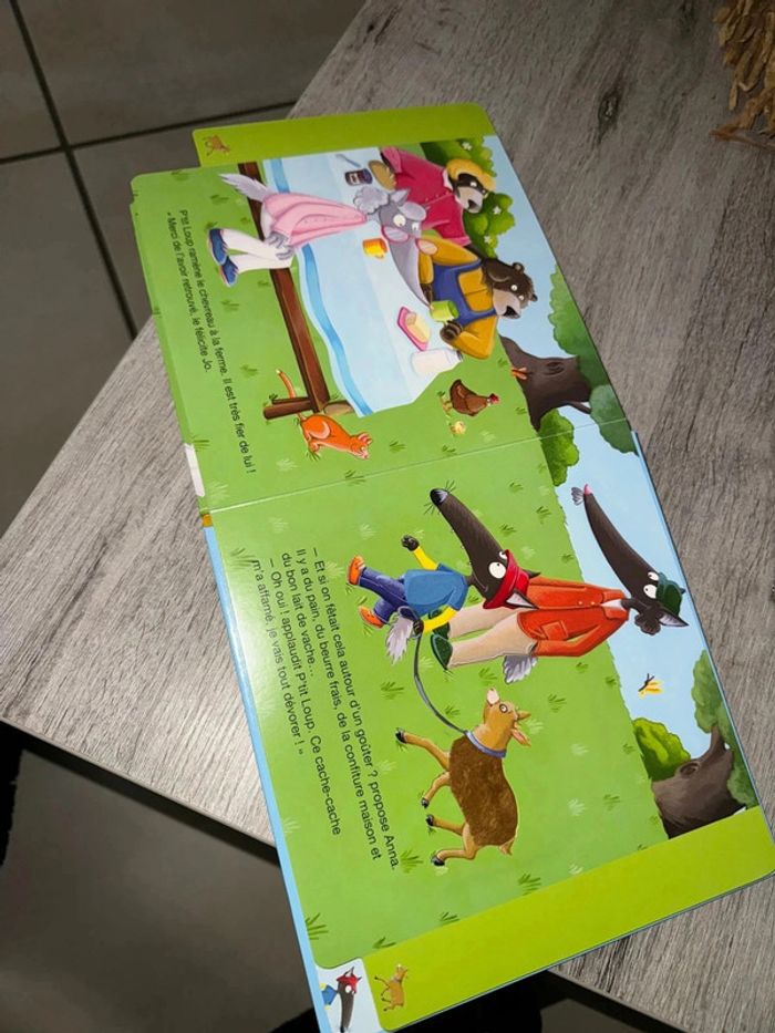 Livre p'tit loup à la ferme auzou éveil verbaudet - photo numéro 3