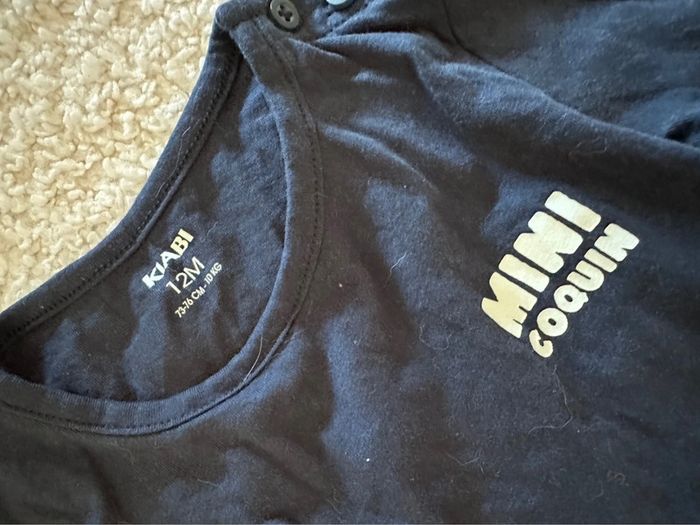 Tee shirt manche longue Kiabi 12 mois - photo numéro 2