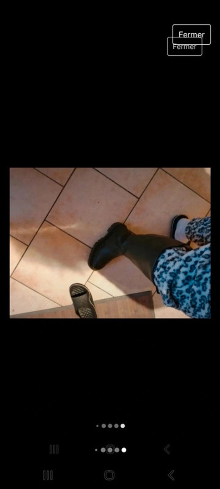 Bottes à grosses semelles kaki - photo numéro 9