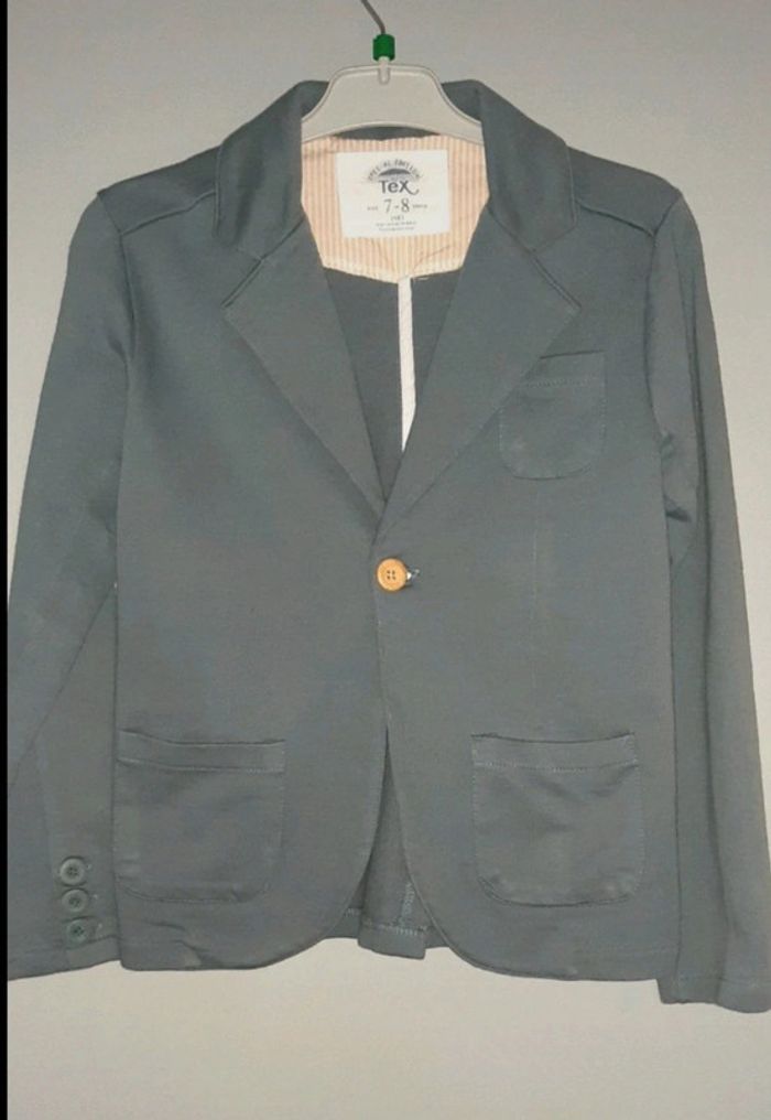 Veste garçon style blazer Tex 7-8 ans- chic et confort