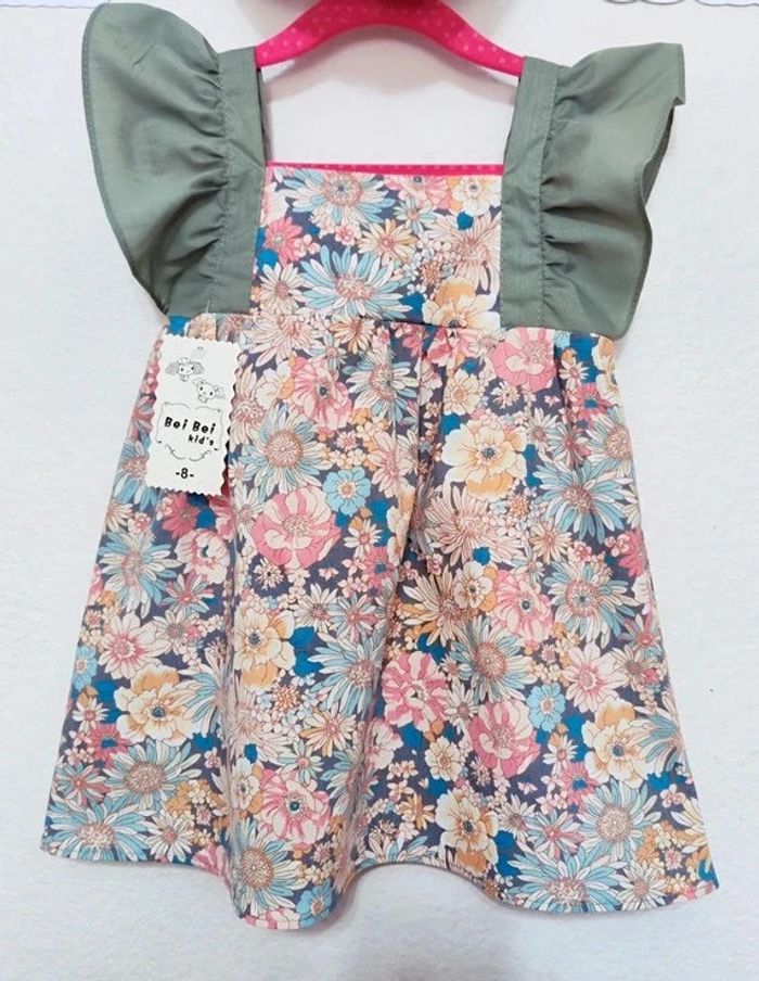 Robe bébé fille et chapeau taille 18 mois neuve - photo numéro 3