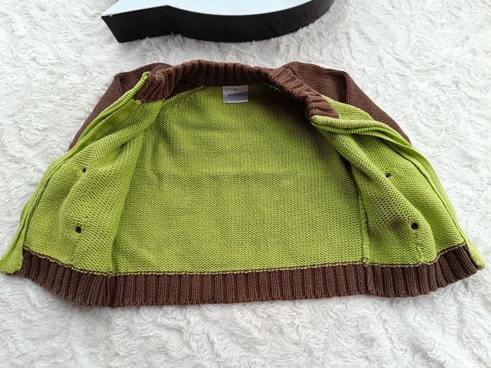 Gilet maille Garçon 6 mois Racing 100% coton - photo numéro 6