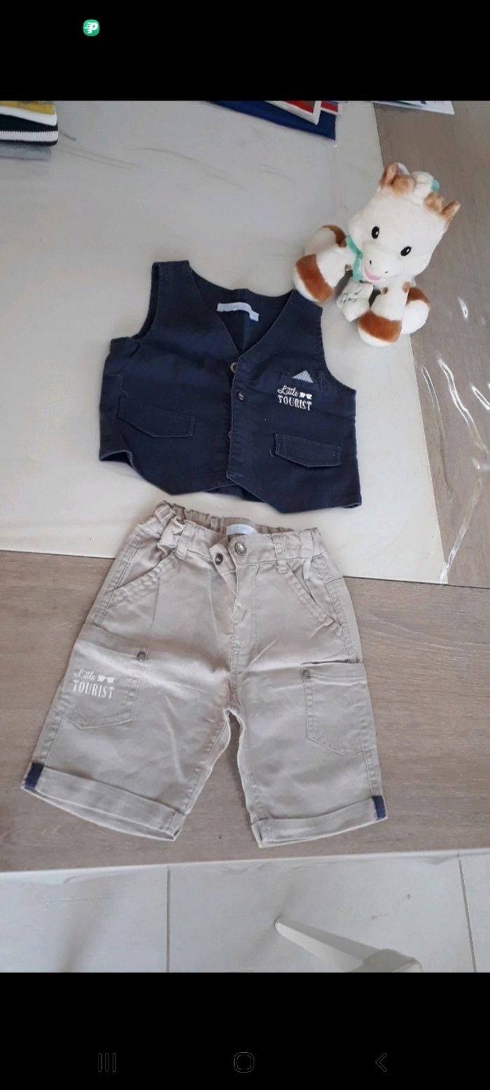 Ensemble short et petit gilet