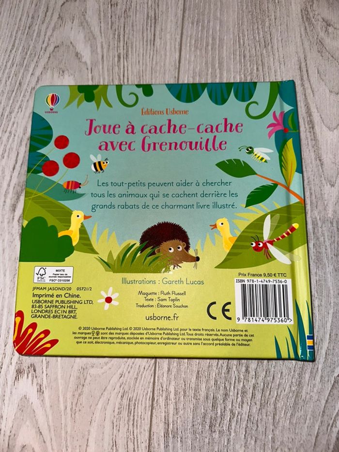 Livre joue à cache cache avec Grenouille - photo numéro 2