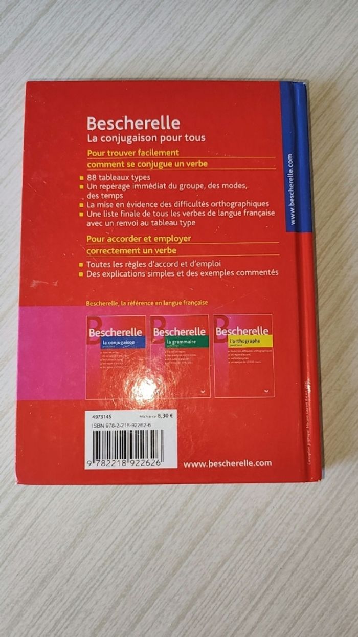 Livre Bescherelle la conjugaison - photo numéro 2