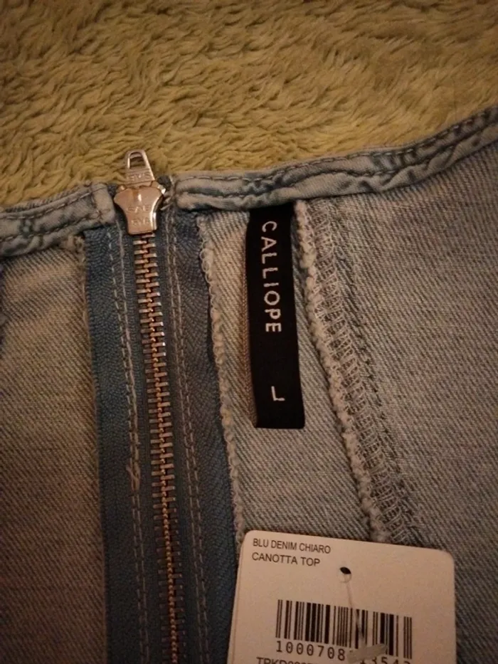 Top Denim Calliope taille L - photo numéro 8
