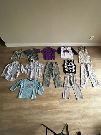 Lot vêtements garçon 6 ans – Chemises, t-shirts, pulls, pantalons