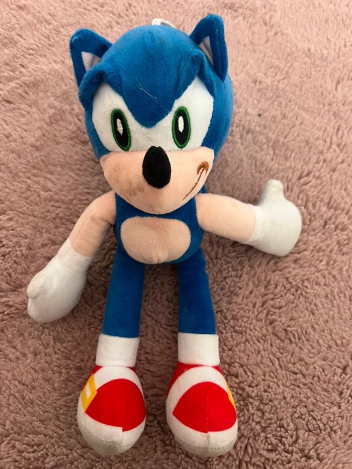 Peluche ventouse Sonic