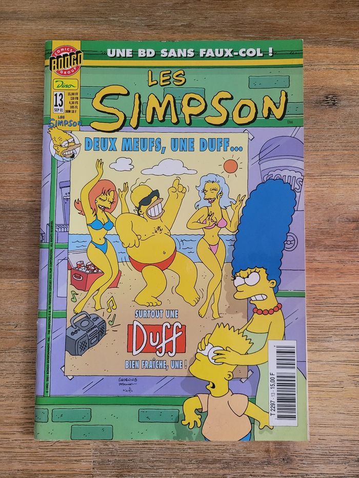 Comics BD Bongo Group Les Simpson