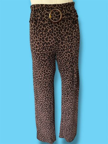 Pantalon imprimé léopard