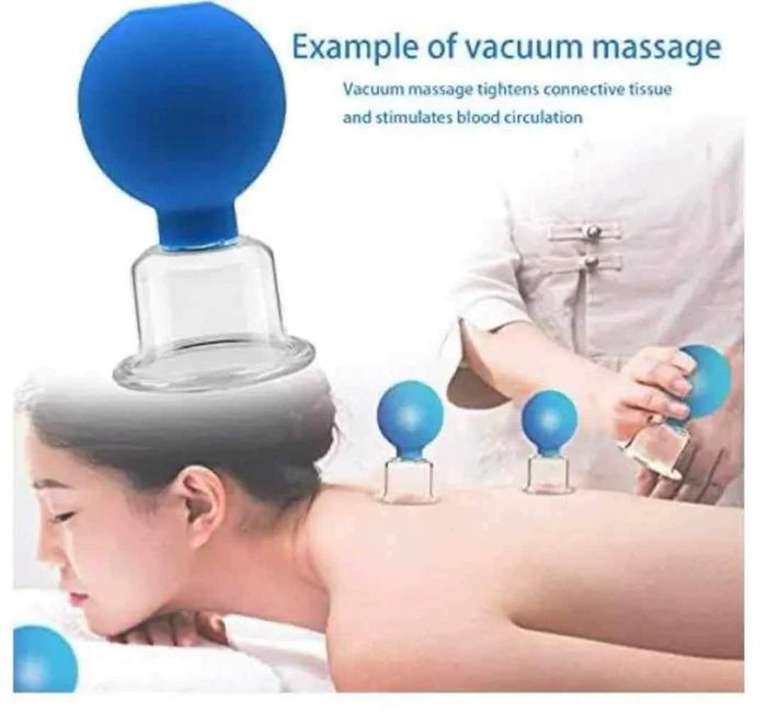 Lot 4 ventouses en verre + balle d'aspiration professionnelle avec boule en silicone  NEUF - photo numéro 4