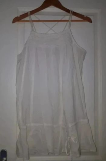 blouse blanche fins bretelles taille L / 40 / 12·Bon état