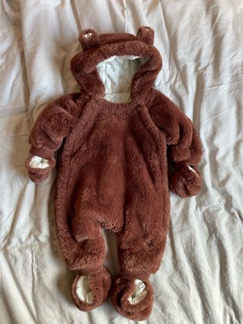 Manteau combinaison intégrale « fourrure »