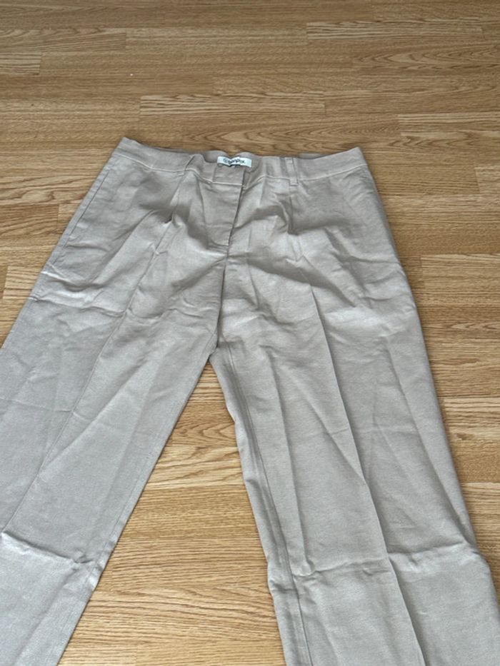 Pantalon lin viscose taille 40/42 bonprix neuf - photo numéro 2