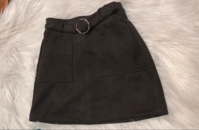 Mini jupe suedine