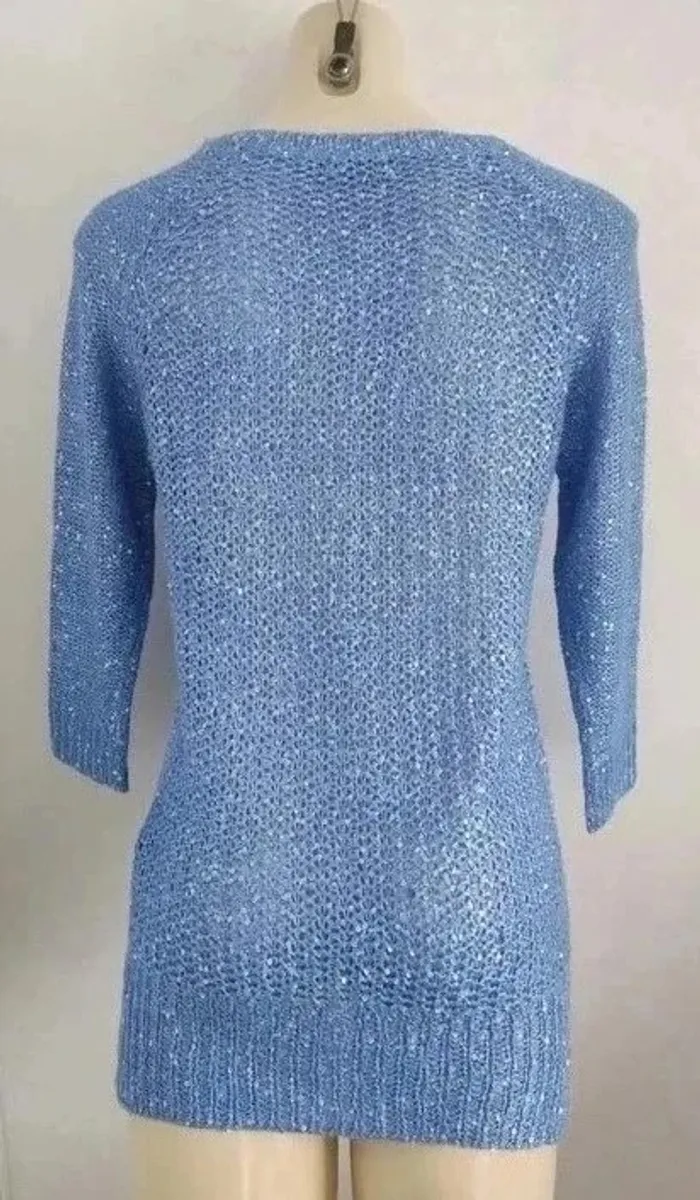 Blouse à paillettes - F&F - taille 34 - photo numéro 3