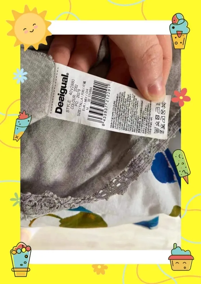 Robe grise Desigual manches courtes - photo numéro 10