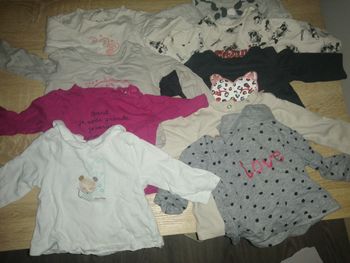 Lot t-shirt 3 mois fille