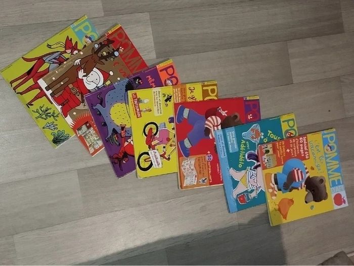 Lot de 7 magazines Pomme d’Api année 2017-18 L015  7543241284 - photo numéro 3