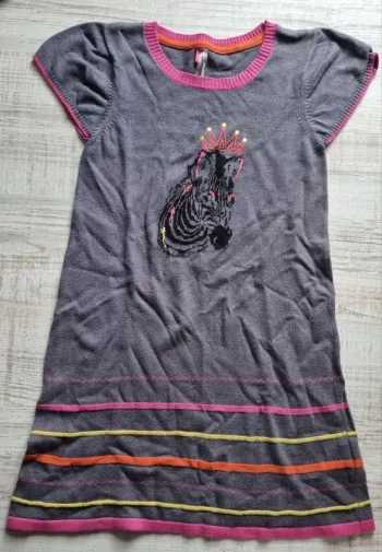 Robe zèbre 10 ans