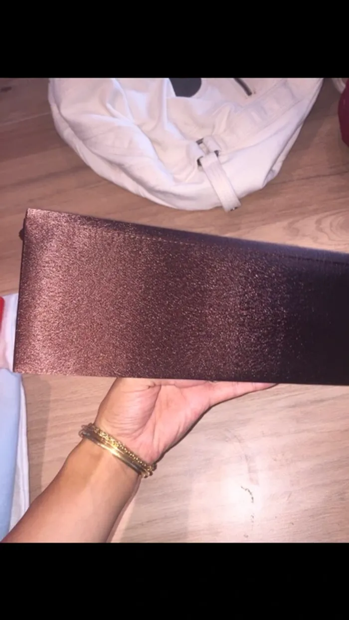 Pochette de soirée marron - photo numéro 4