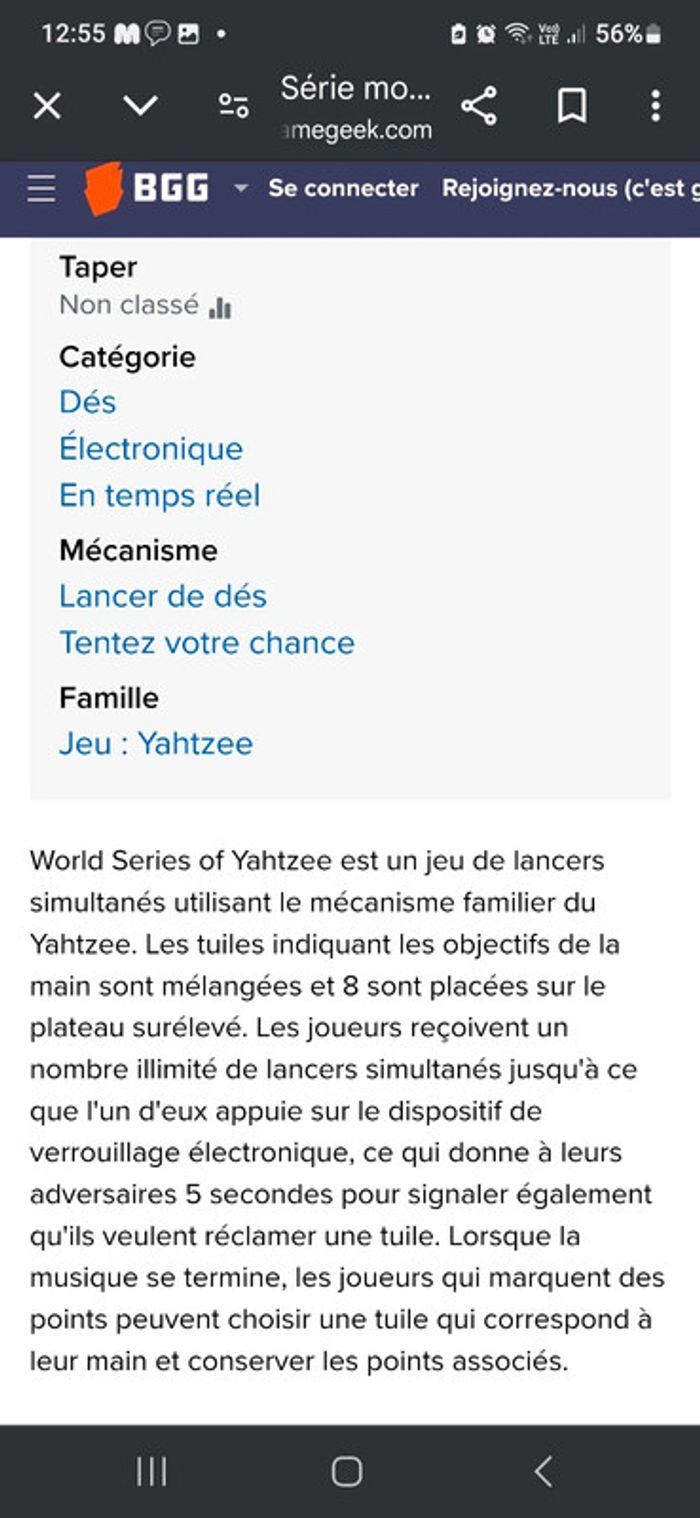 World séries of yahtzee hasbro gaming 8+ - photo numéro 4