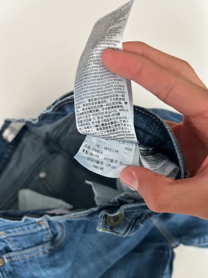 Jean Levi's Femme Bleu Marine W32 L34 | 515 Bootcut | Taille FR42 | Très Bon État LF621 - photo numéro 7