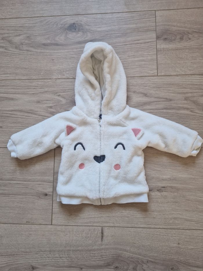 Veste polaire bébé fille 1 mois