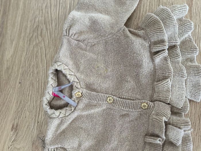 Boléro Gilet Cardigan bébé fille taille 9 mois Orchestra - photo numéro 2