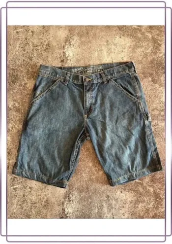 Short jean carpenter homme Old Navy 36x32 Pantaloncini carpentiere uomo Zimmermannsshorts Herren