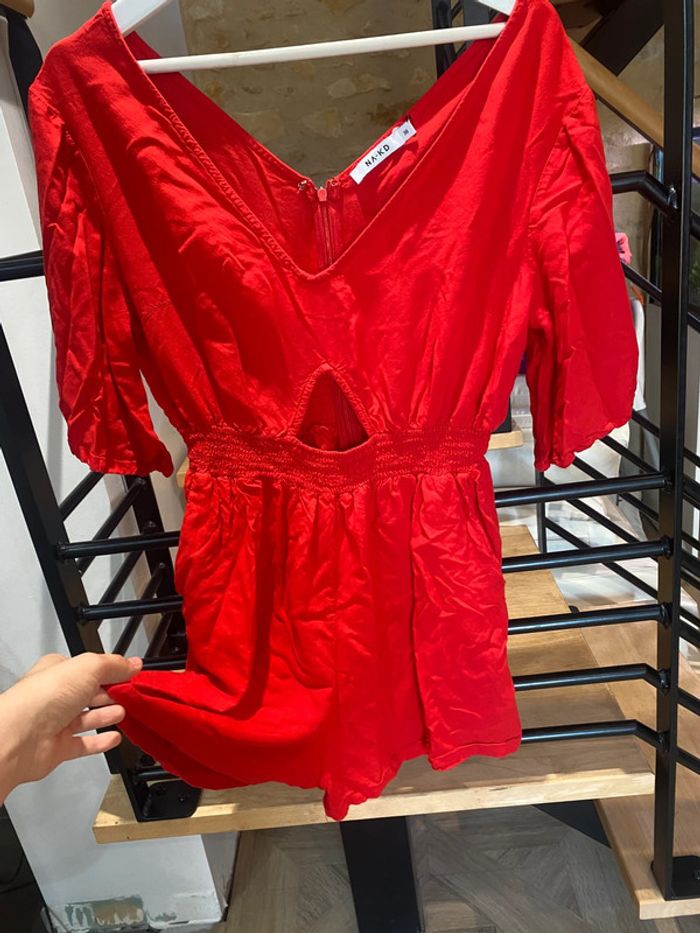 Combishort rouge - photo numéro 2