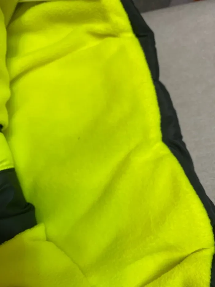 Parka noir / jaune doublé Daniel Hecter 12 ans neuf - n85m - photo numéro 9