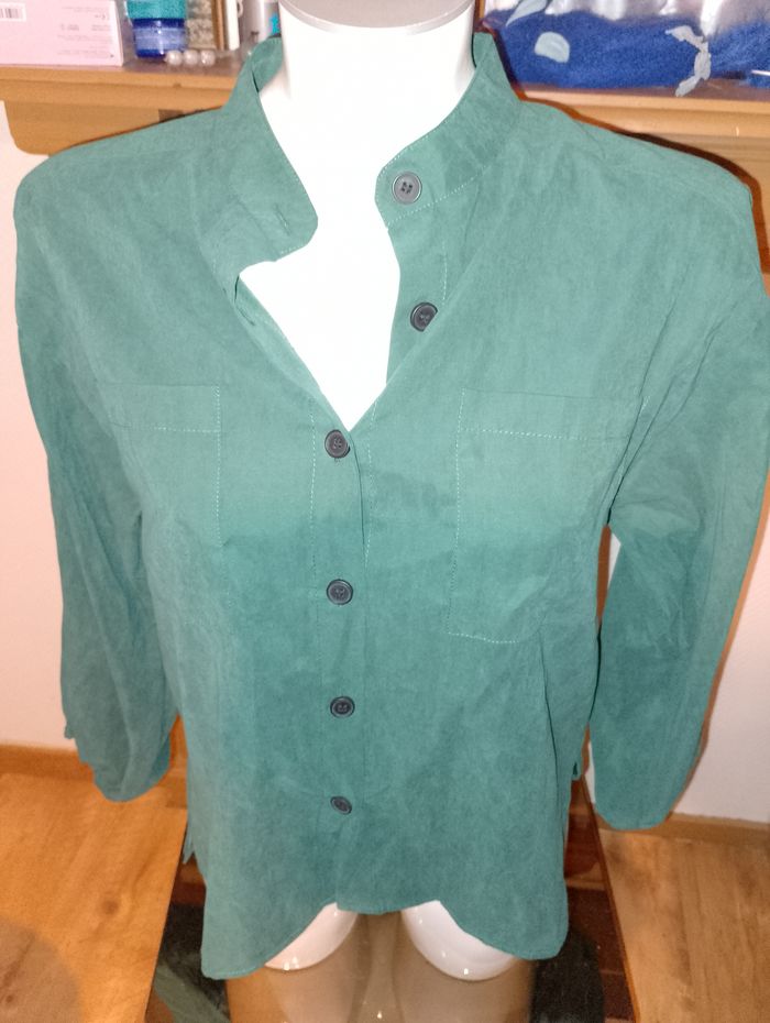 chemise vert t xs