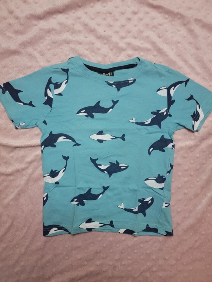 Tee-shirt baleine/requins 6ans, 116cm
