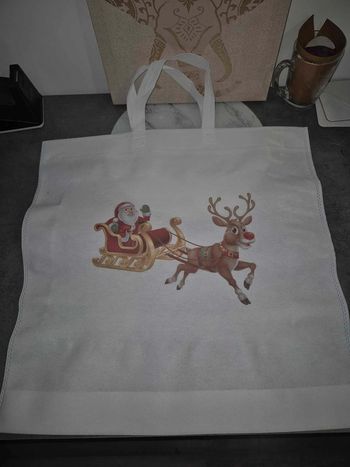 sac traineau de noël