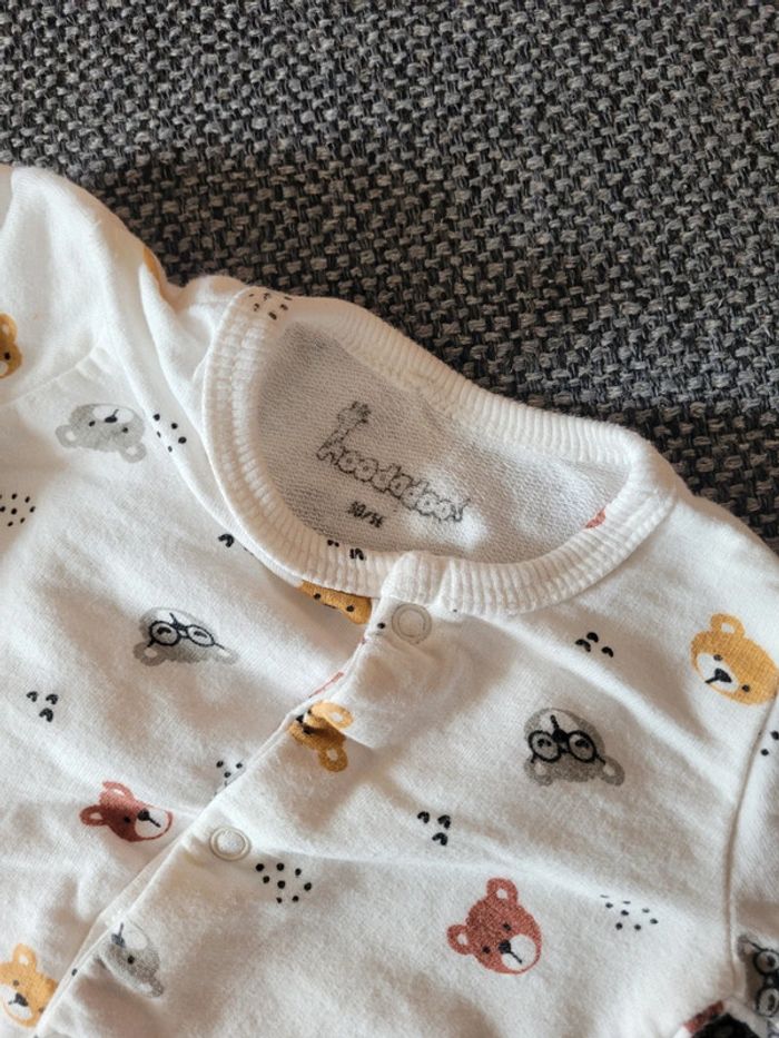 Pyjama garçon 1 pièce en coton épais naissance - photo numéro 4