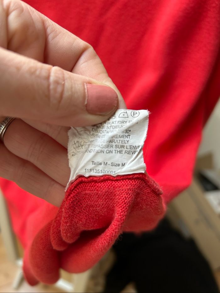 Pull rouge Burton - taille 38 - photo numéro 3