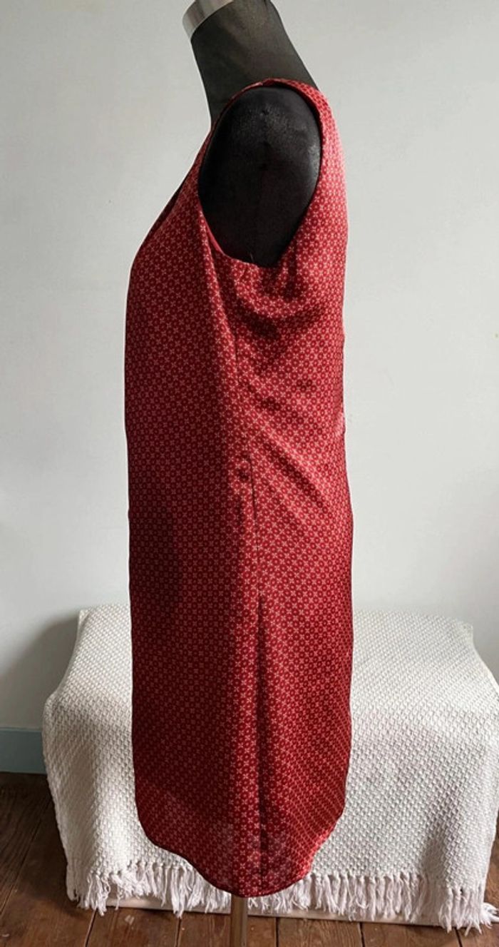 Belle robe droite en satin Camaïeu. - photo numéro 4