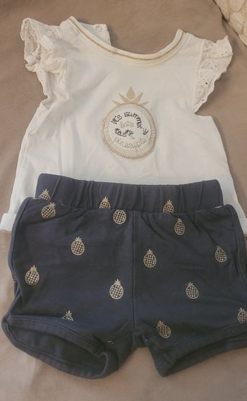 Ensemble bébé fille 6 mois printemps/ été