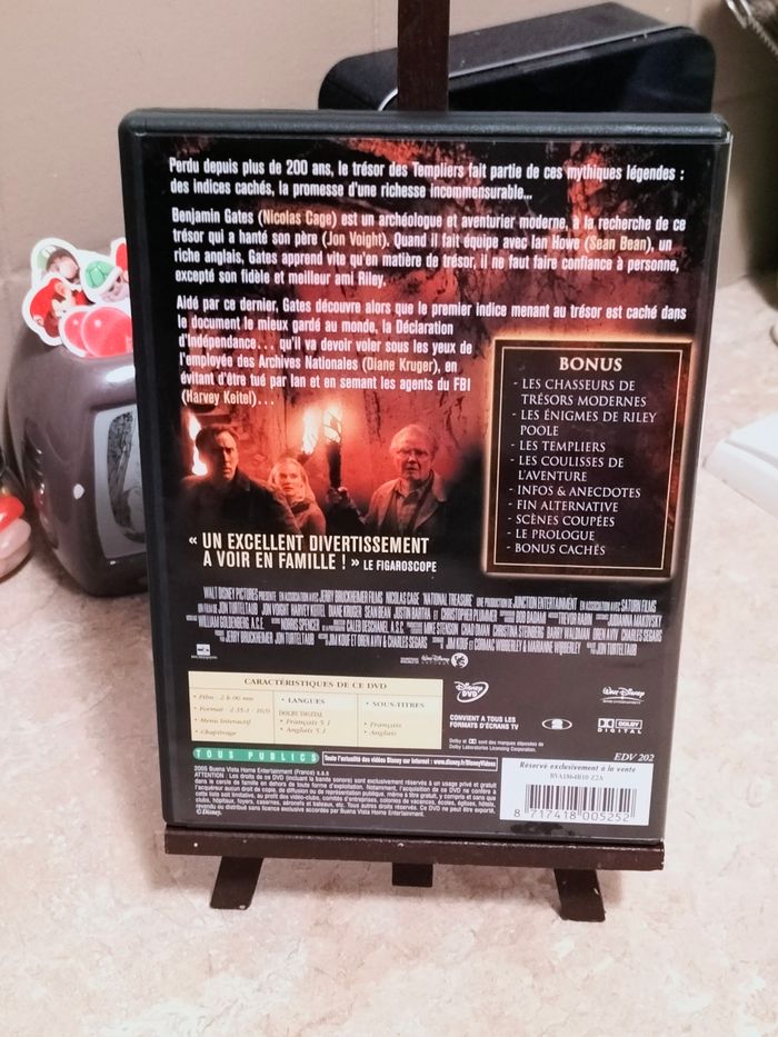 DVD Disney 🔥 Benjamin Gates et le trésor des templiers - photo numéro 2