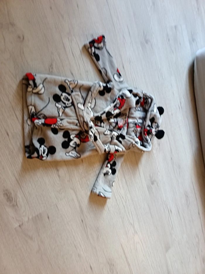 Peignoir robe de chambre bébé Mickey 9 12 mois Primark - photo numéro 3