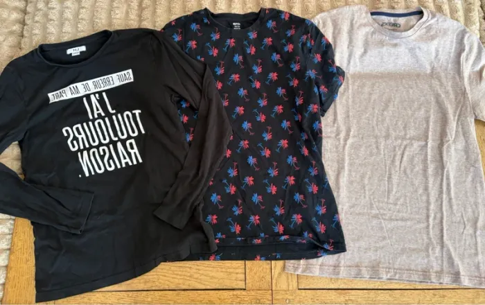 Lot t shirt 16 ans /S