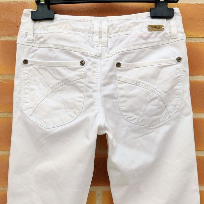 Pantalon blanc coupe droite fille 8 ans Kiabi - photo numéro 8