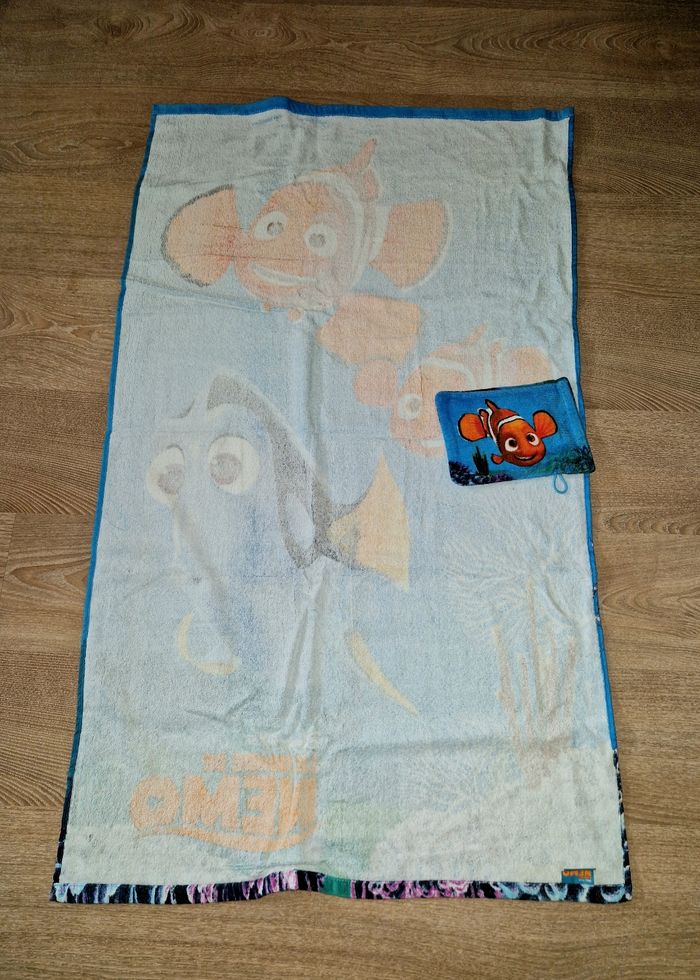 Drap de bain Disney nemo neuf - photo numéro 2