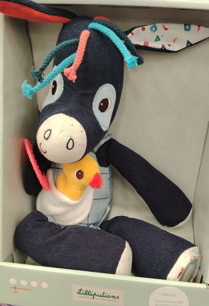 Peluche multi activités Ignace lilliputiens neuf