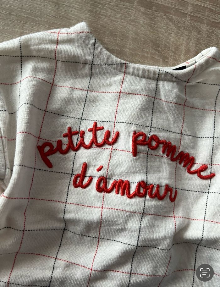 Tee shirt pomme d’amour KIABI t.1m - photo numéro 2